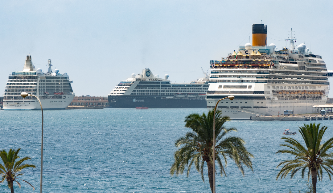 Kreuzfahrtschiffe im Hafen von Palma de Mallorca: 20. – 26.03.