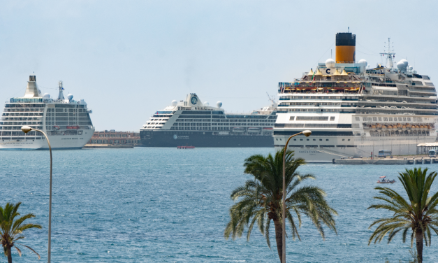 Kreuzfahrtschiffe im Hafen von Palma de Mallorca: 15.08. – 20.08.