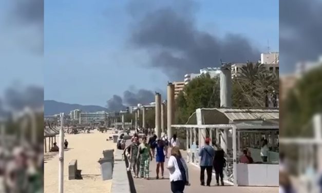 Rauchsäule über der Playa de Palma – Was war da los?