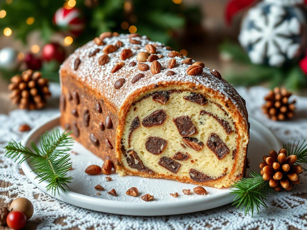 Dessert-Traum zum Fest
Weihnachts-Rezept: Panettone-Eis mit Schokolade, Haselnüssen und Pistazien
