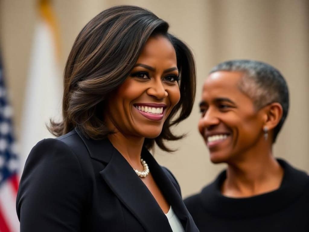 Barack und Michelle Obama im Februar 2025