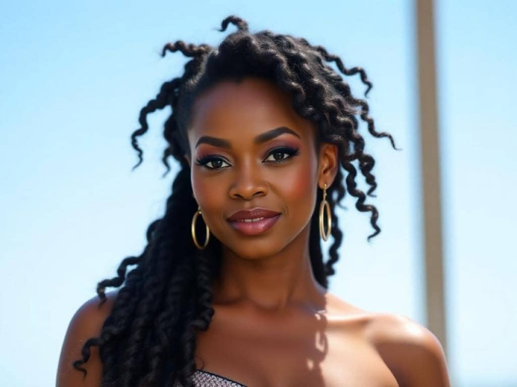 Oti Mabuse mit ihrer Tochter im November 2024