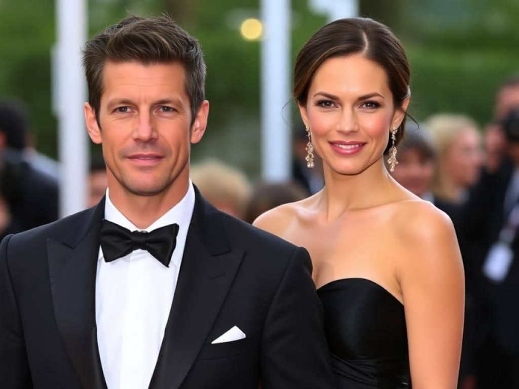 Michael Ballack and Sophia Schneiderhan im April 2024