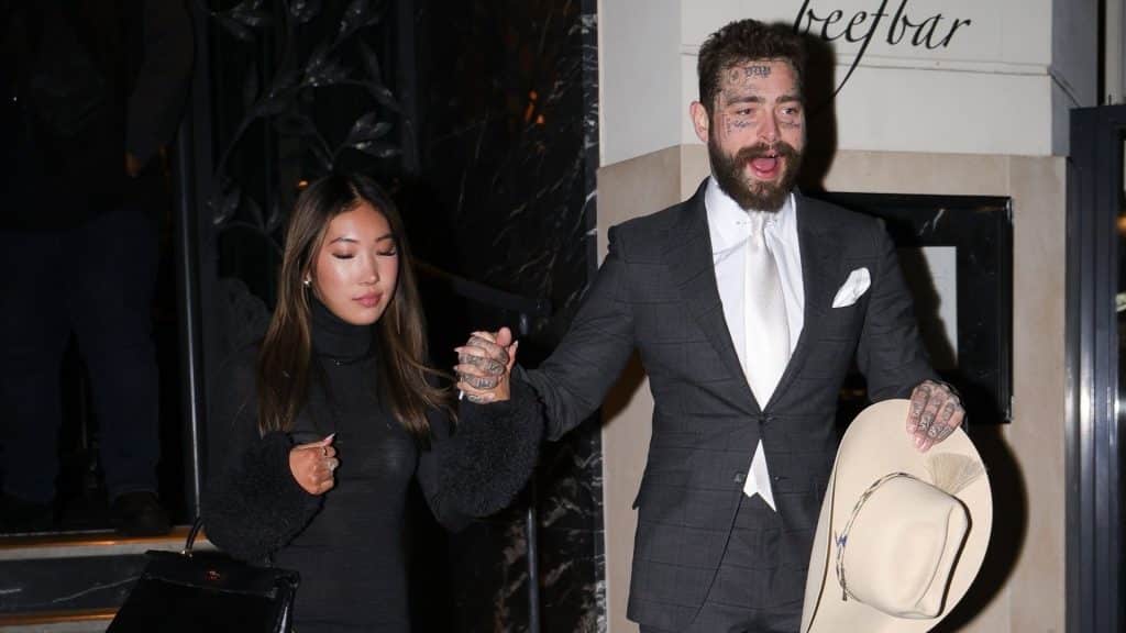 Post Malone und Christy Lee, April 2025