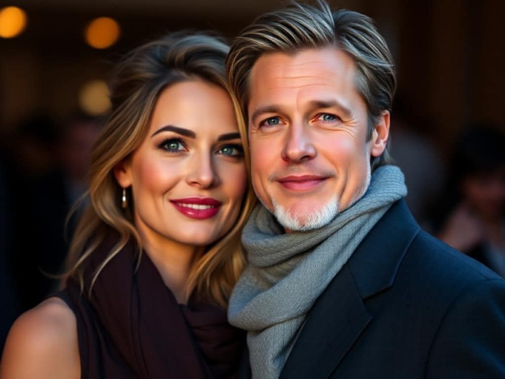 Brad Pitt und Ines de Ramon im September 2024