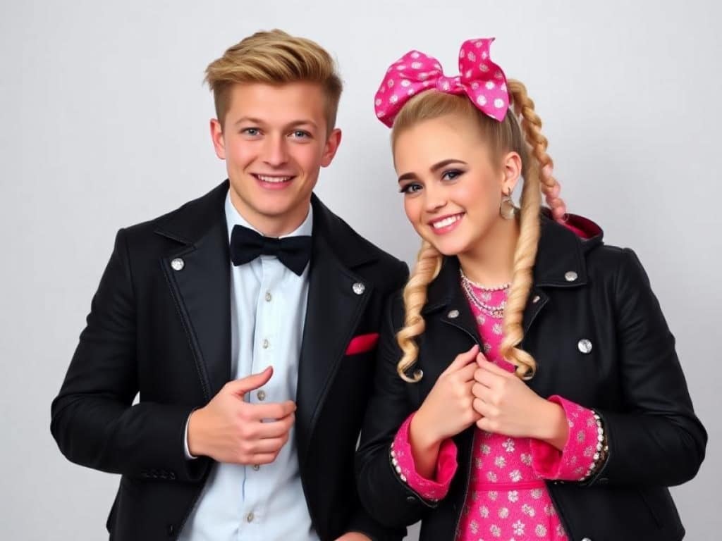 Tänzerin Jojo Siwa und Reality-TV-Star Chris Hughes
