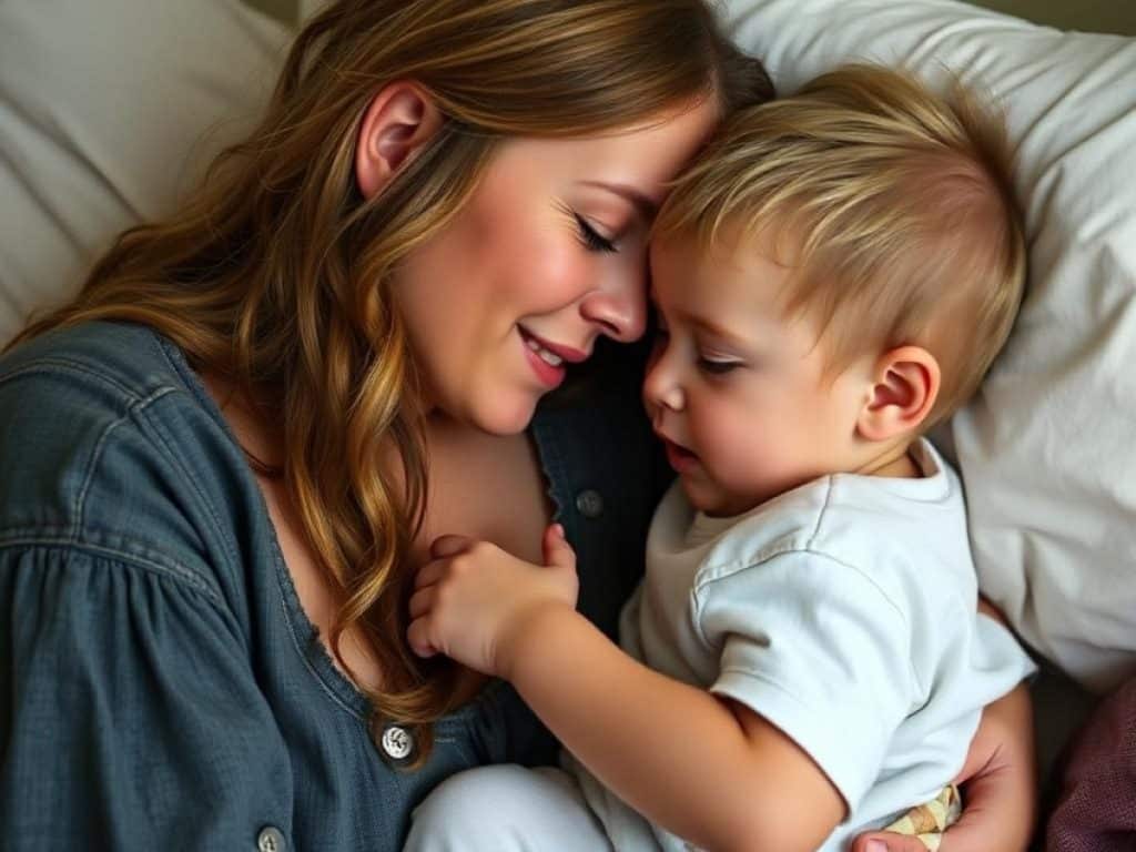 Ana Johnson und ihr Sohn Maui