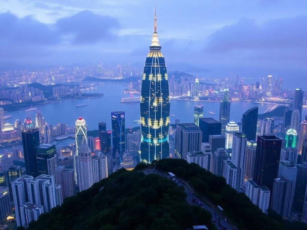 The Lonely Planet guide to Victoria Peak, Hong Kong