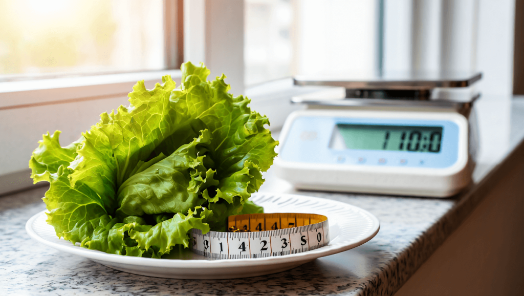 Die Gerichte der Thonon-Diät müssen nicht eintönig sein, zum Beispiel dieser bunte Salat mit Ei.