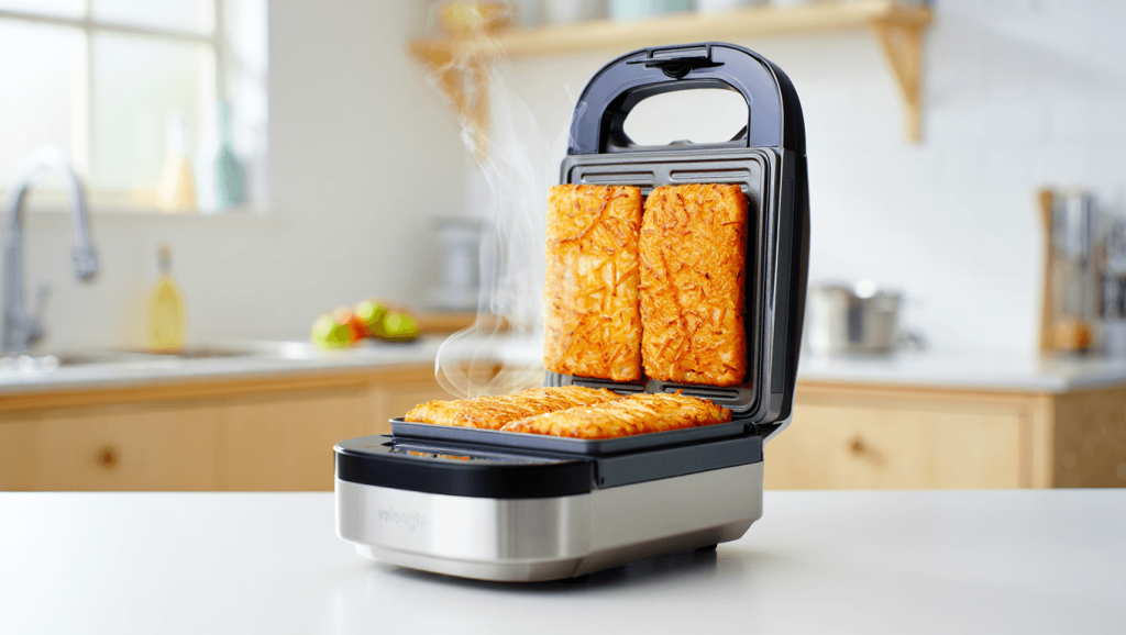 Kartoffelrösti und Apfeltaschen aus dem Sandwichmaker? So wird’s richtig lecker