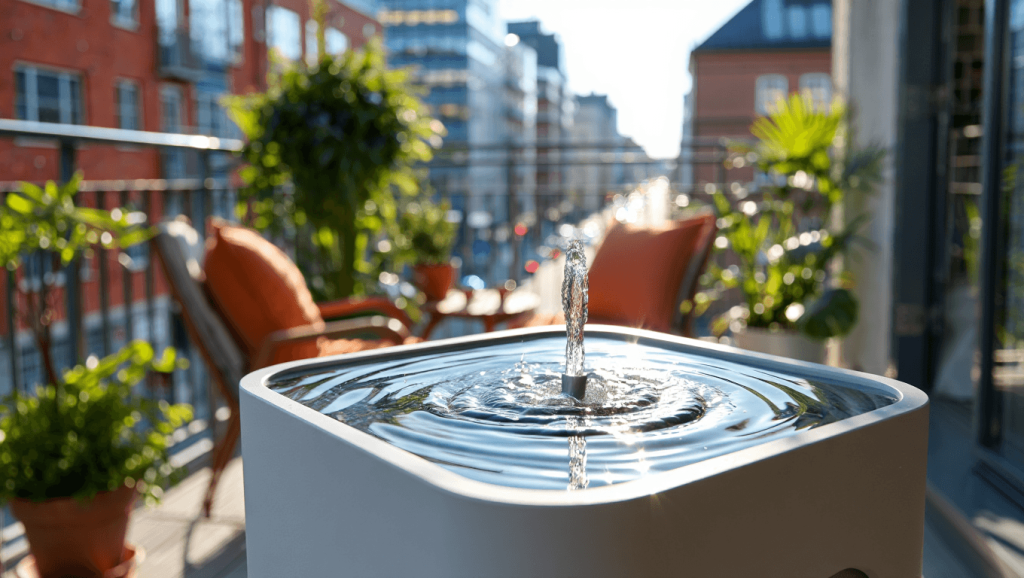 Geplätscher statt Großstadtlärm: Wie dieses meditative JYSK-Produkt euren Balkon zur Wohlfühloase macht