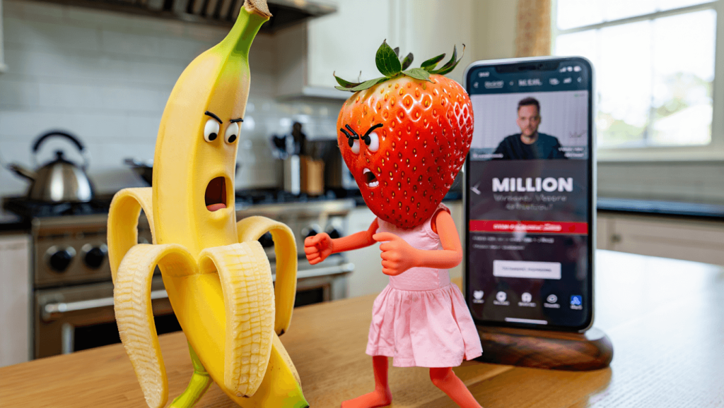 Bananen und Erdbeeren gehen fremd – und Millionen schauen zu