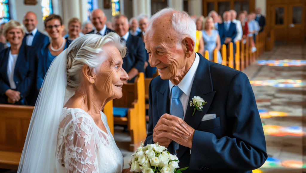 Aus jahrzehntelanger Freundschaft wurde Liebe: Elke (79) heiratet Herbert (92)