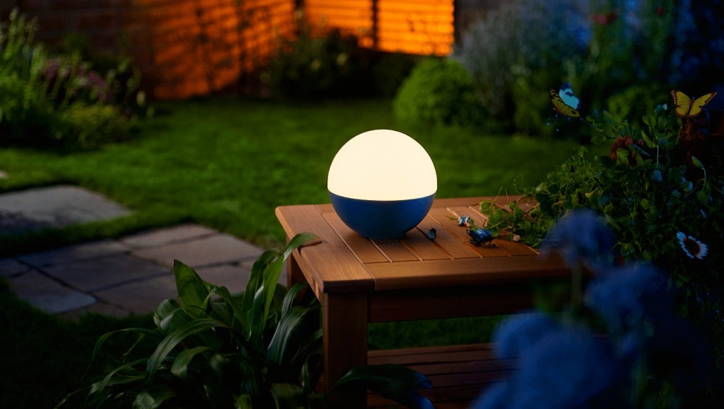 Diese Tchibo-Solarleuchte bringt abends gemütliche Atmosphäre in den Außenbereich